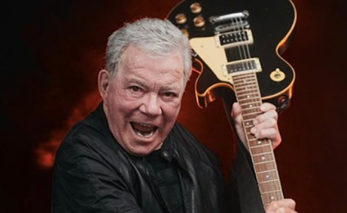 El capitán Kirk de «Star Trek», William Shatner, sorprende con su debut en un festival de música El capitán Kirk de «Star Trek», William Shatner, sorprende con su debut en un festival de música