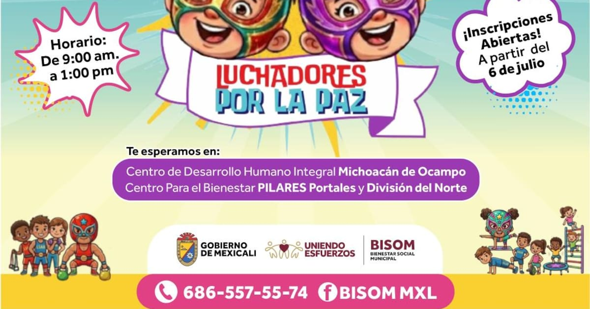 Llega curso de verano gratuito con deportes, arte y actividades para niñas y niños de Mexicali Llega curso de verano gratuito con deportes, arte y actividades para niñas y niños de Mexicali