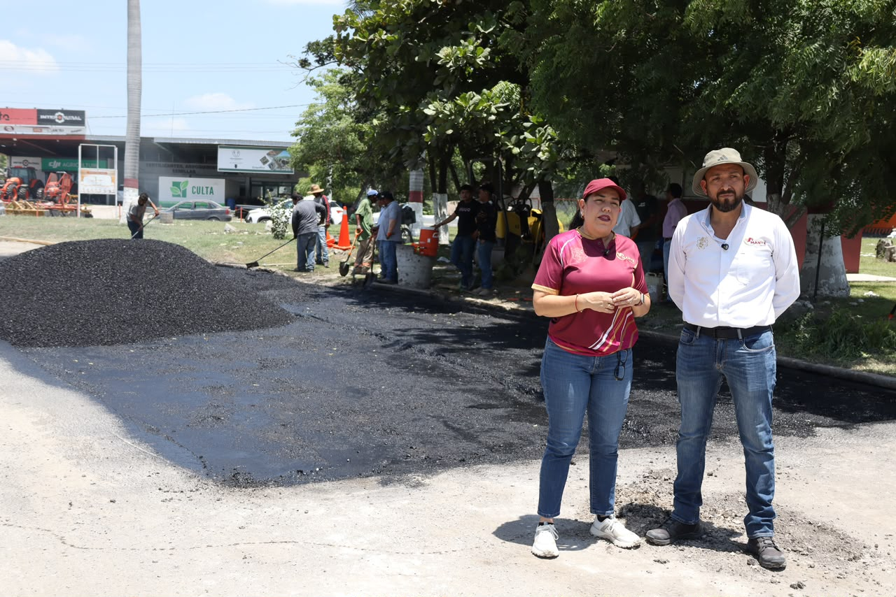 Intensifica Patty Chío acciones de bacheo