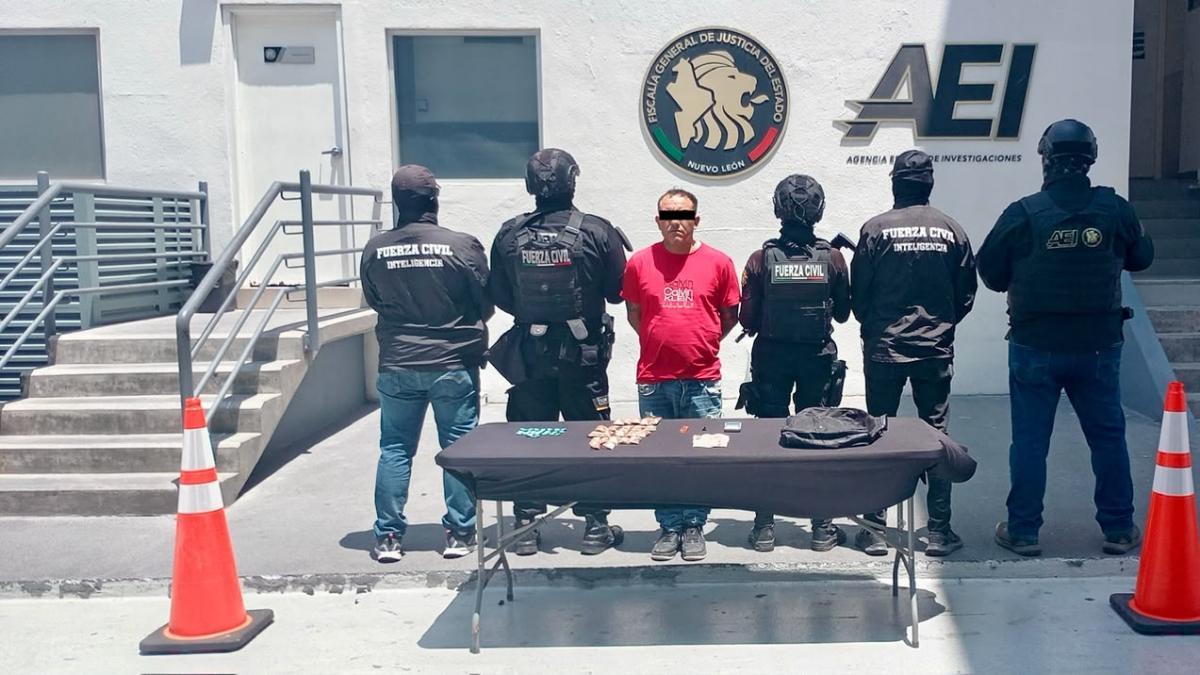 Cae en Monterrey hombre buscado por secuestro; traía mariguana y cristal
