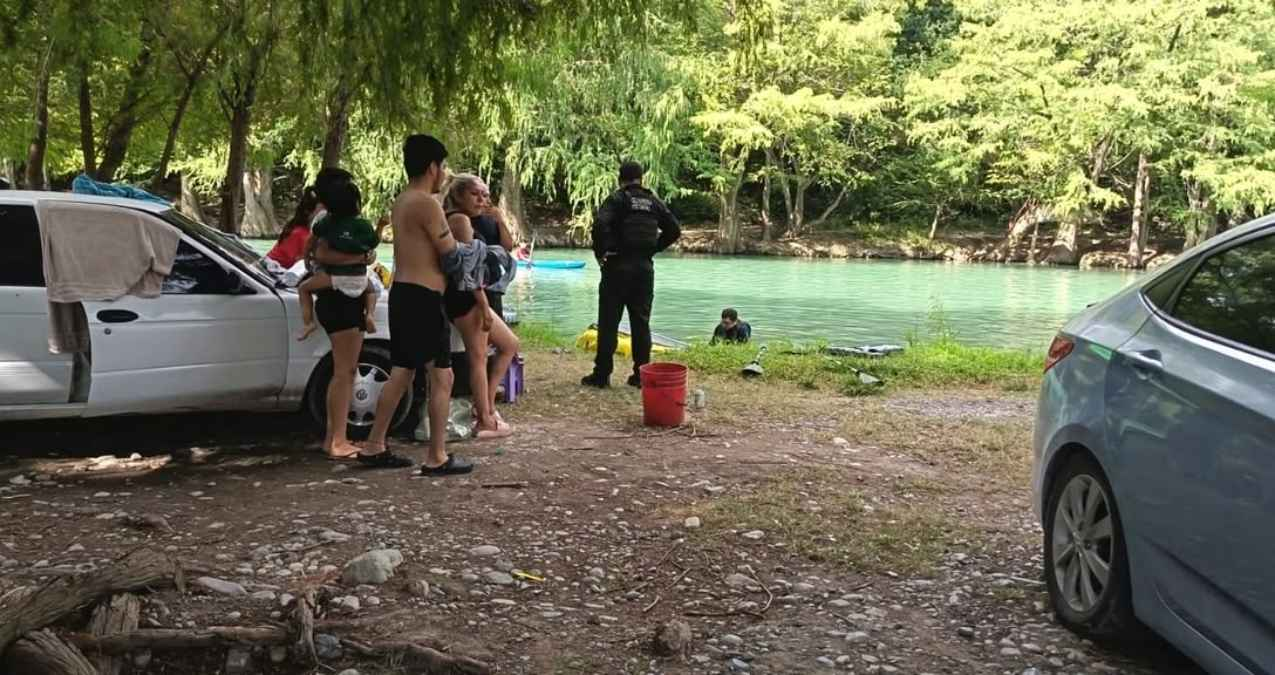 Guardia Estatal mantiene presencia y vigilancia en balneario “La Peñita”