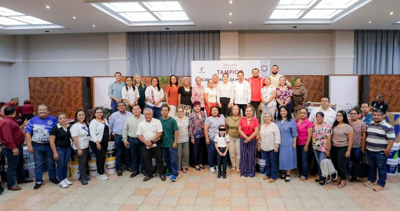 Mónica Villarreal encabeza Tercera Entrega de Materiales a Escuelas Públicas de Tampico