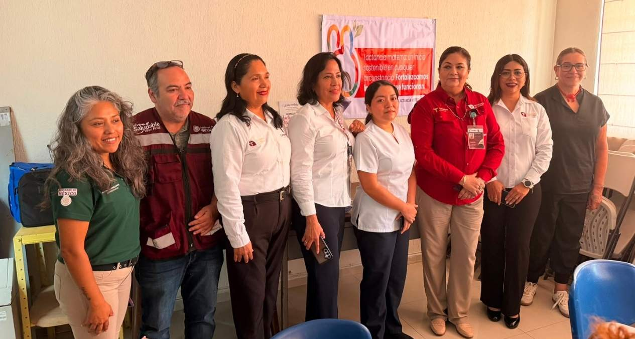 Promueven lactancia materna durante jornada de salud en Tampico y Ciudad Madero en Tamaulipas