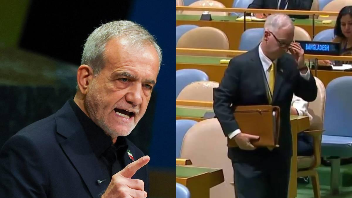 Irán acusa a EU de «terrorismo» en la ONU y la delegación estadunidense abandona la sala Irán acusa a EU de «terrorismo» en la ONU y la delegación estadunidense abandona la sala
