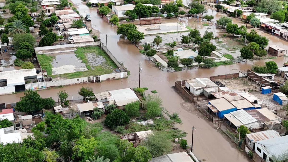 Hay mil 200 personas incomunicadas en Sonora tras paso de “Polo”