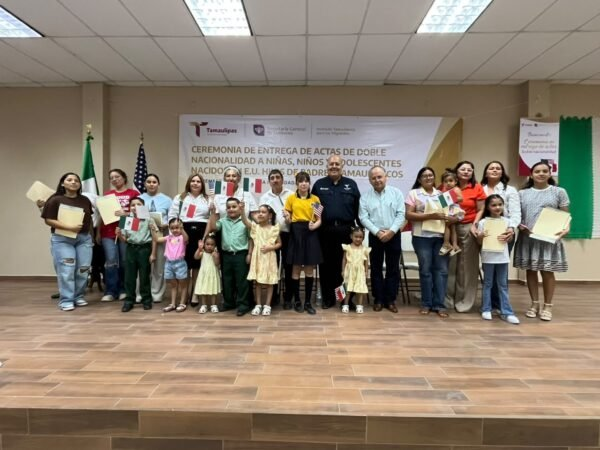 Tamaulipas fortalece la identidad y la certeza jurídica de familias binacionales