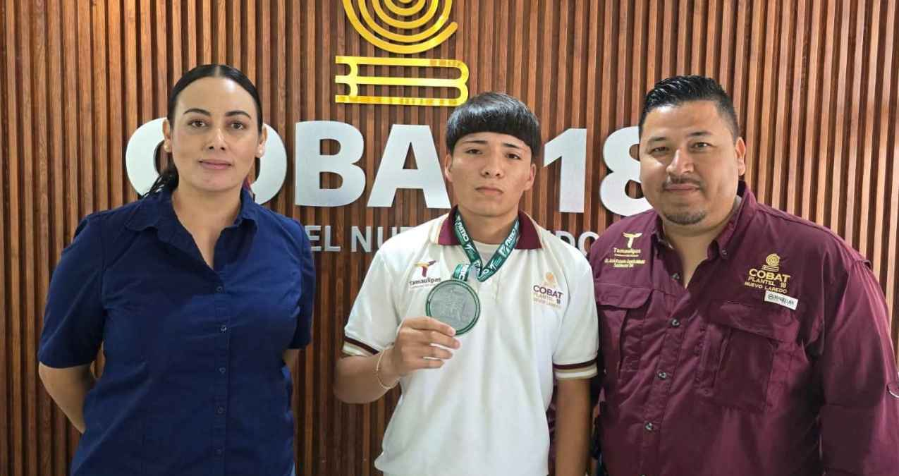 Alumno de COBAT en Tamaulipas obtiene medalla de plata en torneo nacional Alumno de COBAT en Tamaulipas obtiene medalla de plata en torneo nacional