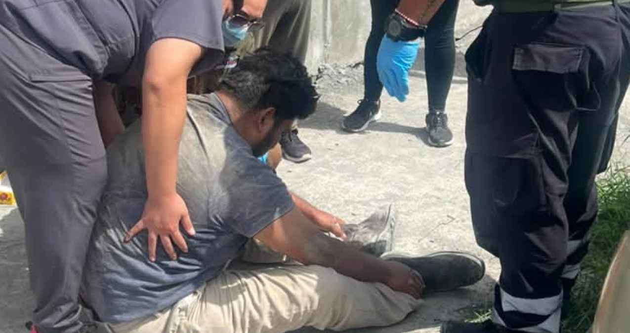 Joven recibe atención médica tras salir de hospital en Matamoros, Tamaulipas Joven recibe atención médica tras salir de hospital en Matamoros, Tamaulipas