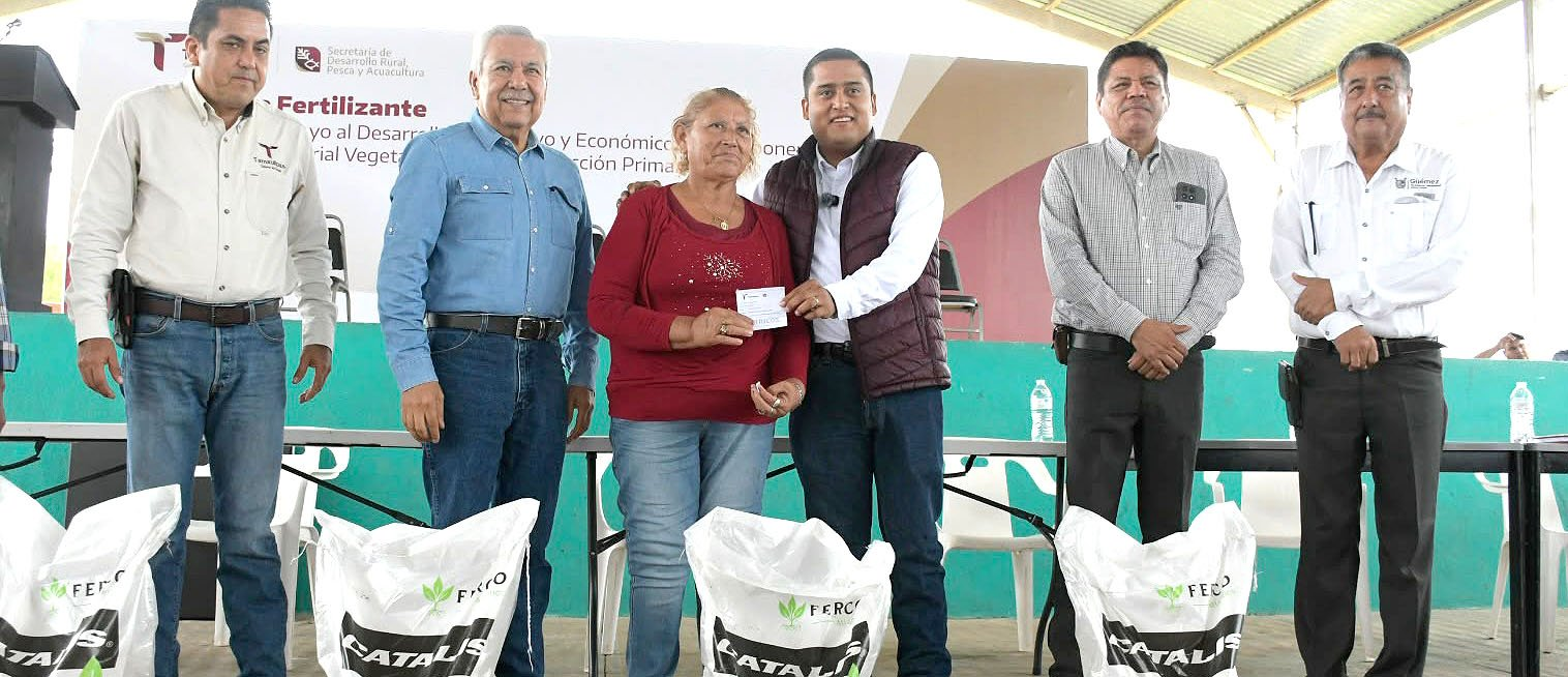 Impulsan productividad citrícola con entrega de fertilizante